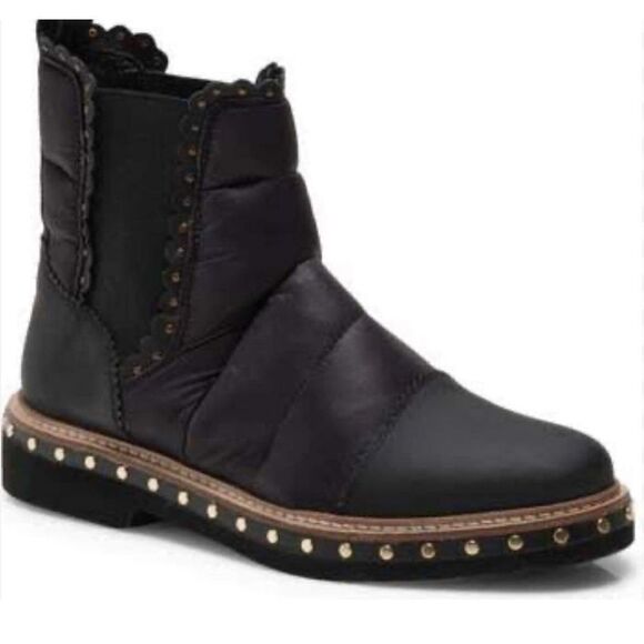 New Free Peopleāx FP Collection Atlas Puffer Chelsea Boots Sizeā36.5 - Picture 3 of 9